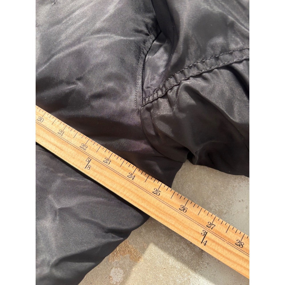 Vintage Alpha Industries MA-1 Flight Jacket Black Orange Lining Size Medium - Picture 6 of 7